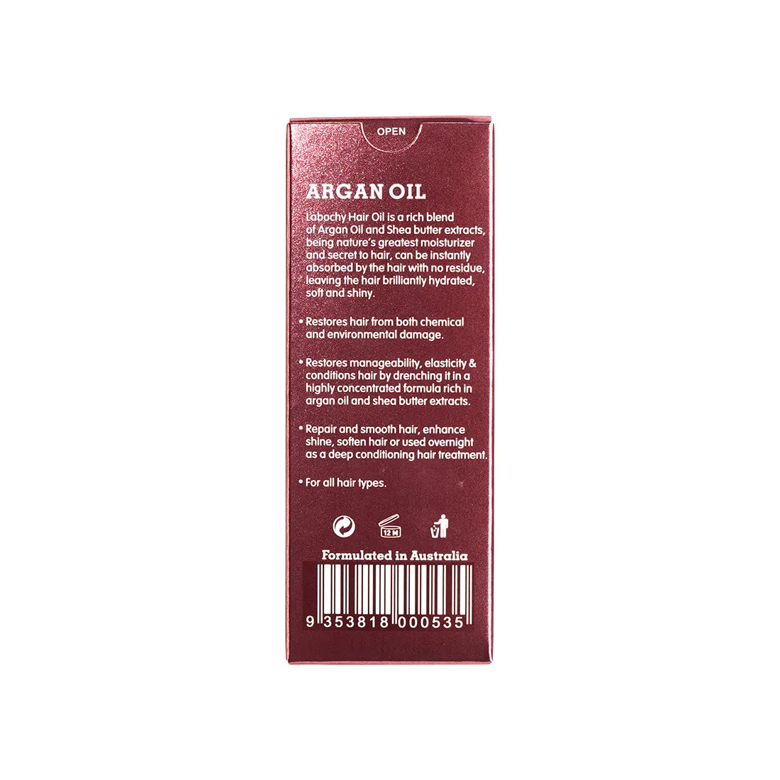 Argan Shea Butter Oil for repair and hair growth