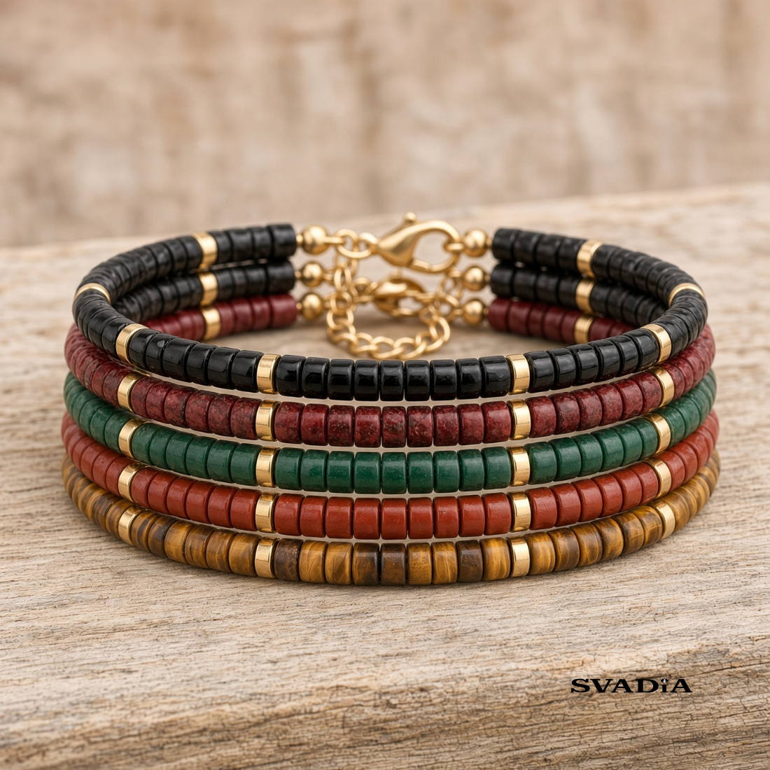 Midnight Black Inner Light Spinel Bracelet