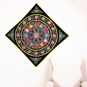 Vivid Blossom Pipli Wall Art