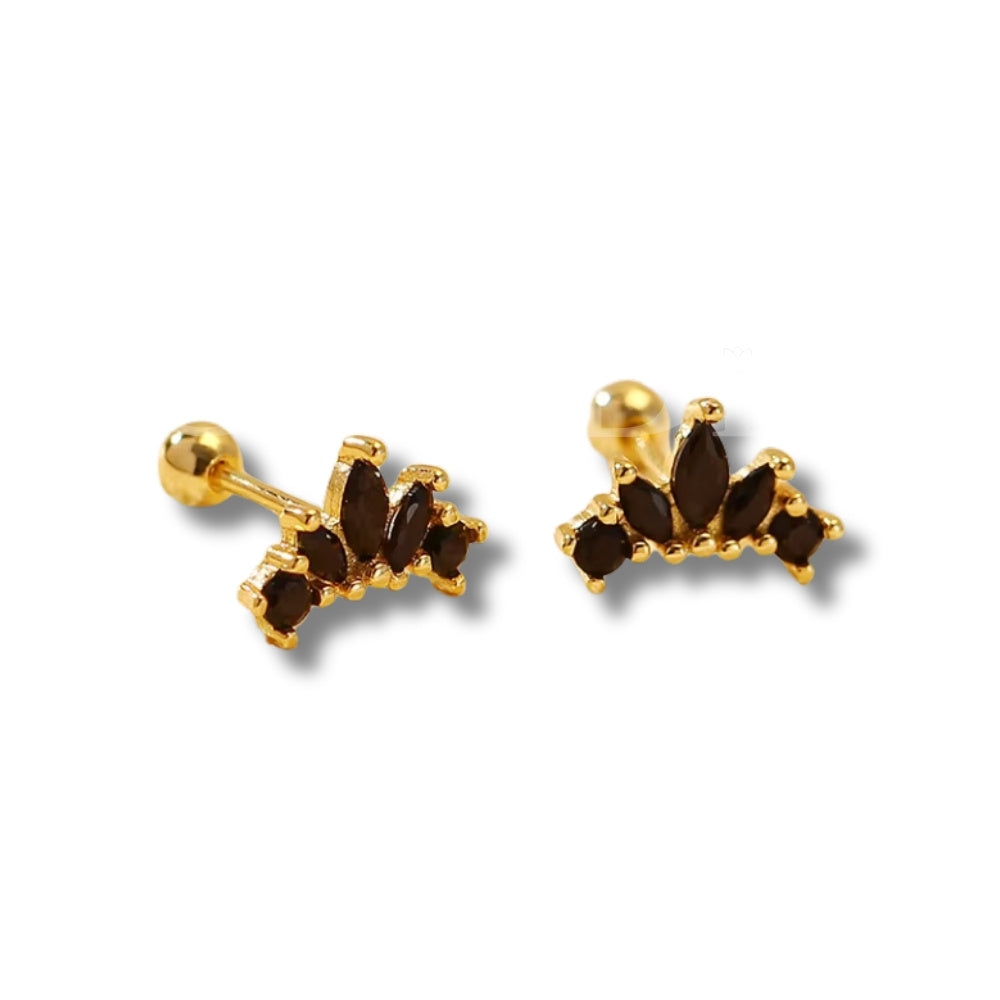 Svadia Lyra 925 Silver Stud Earrings
