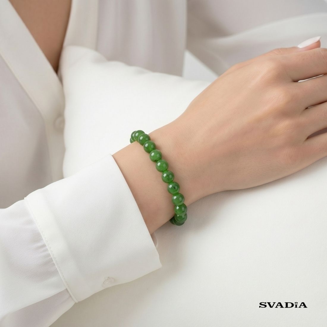 Hetian Green Jade Bracelet