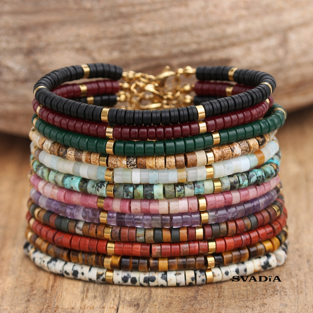 Midnight Black Inner Light Spinel Bracelet