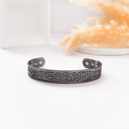 MagTitan Black Copper Bracelet with Magnets