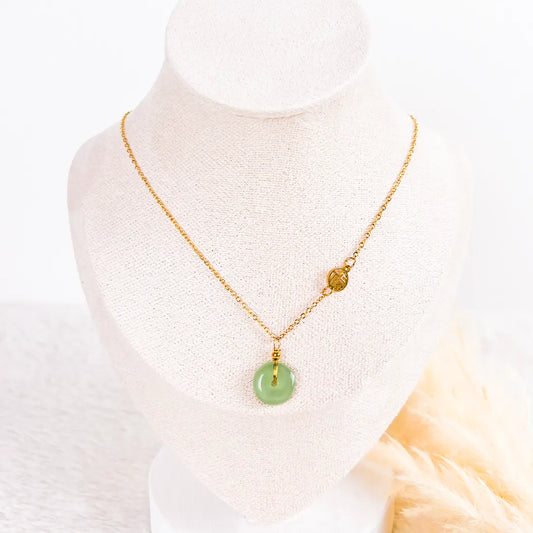 Prosper Jade Agate Pendant Necklace