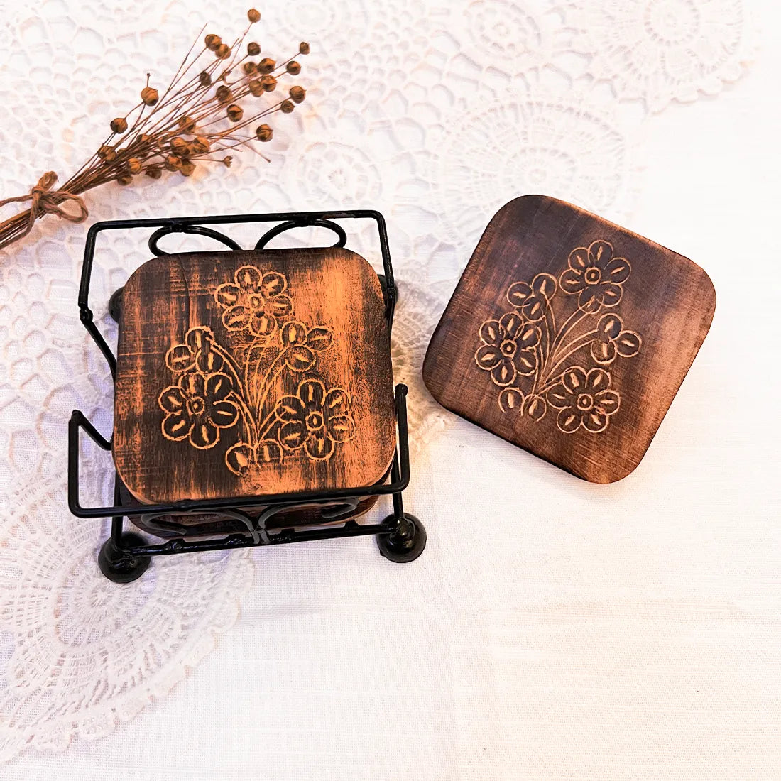 Rustic Mango Coasters