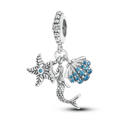 Silver Beach Charm