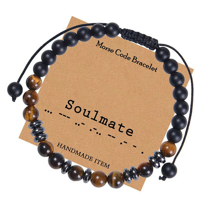 Soulmate Morse Code Bracelet