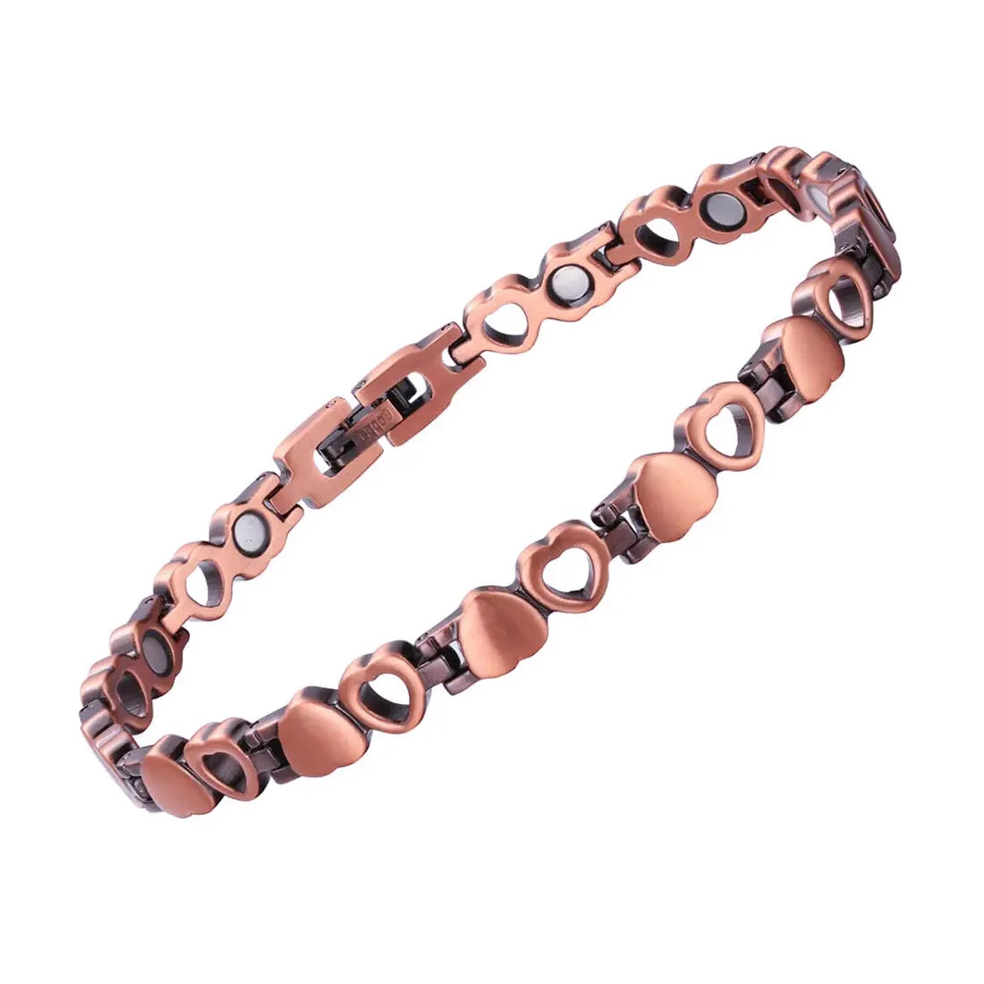 Spirited Hearts Copper Bracelet with Magnets