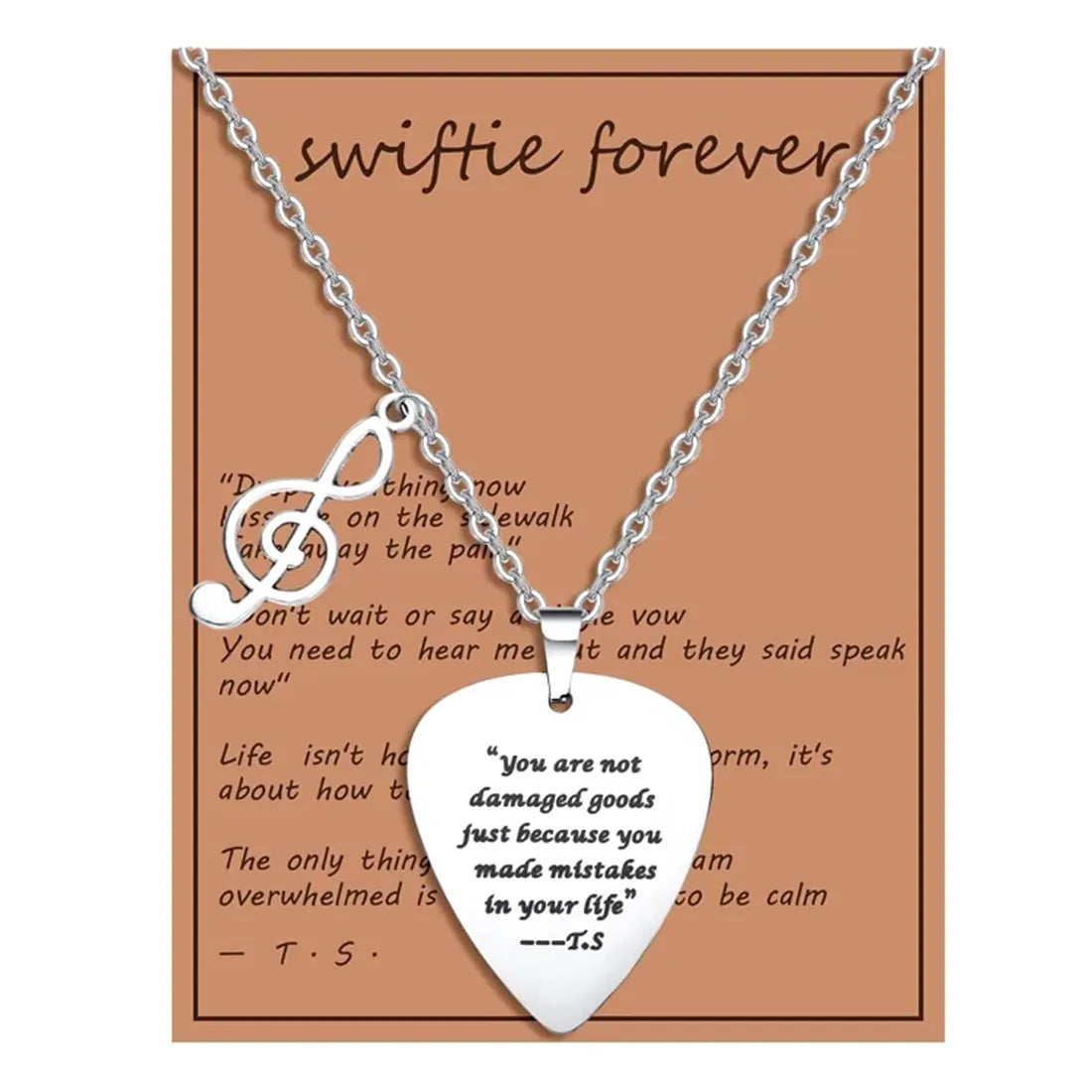 Taylor Swift Inspired Musical Necklace