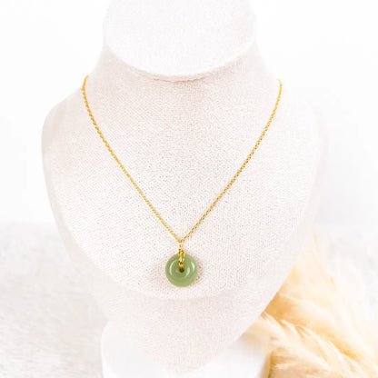 Timeless Fortune Jade Pendant Necklace