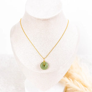 Timeless Fortune Jade Pendant Necklace