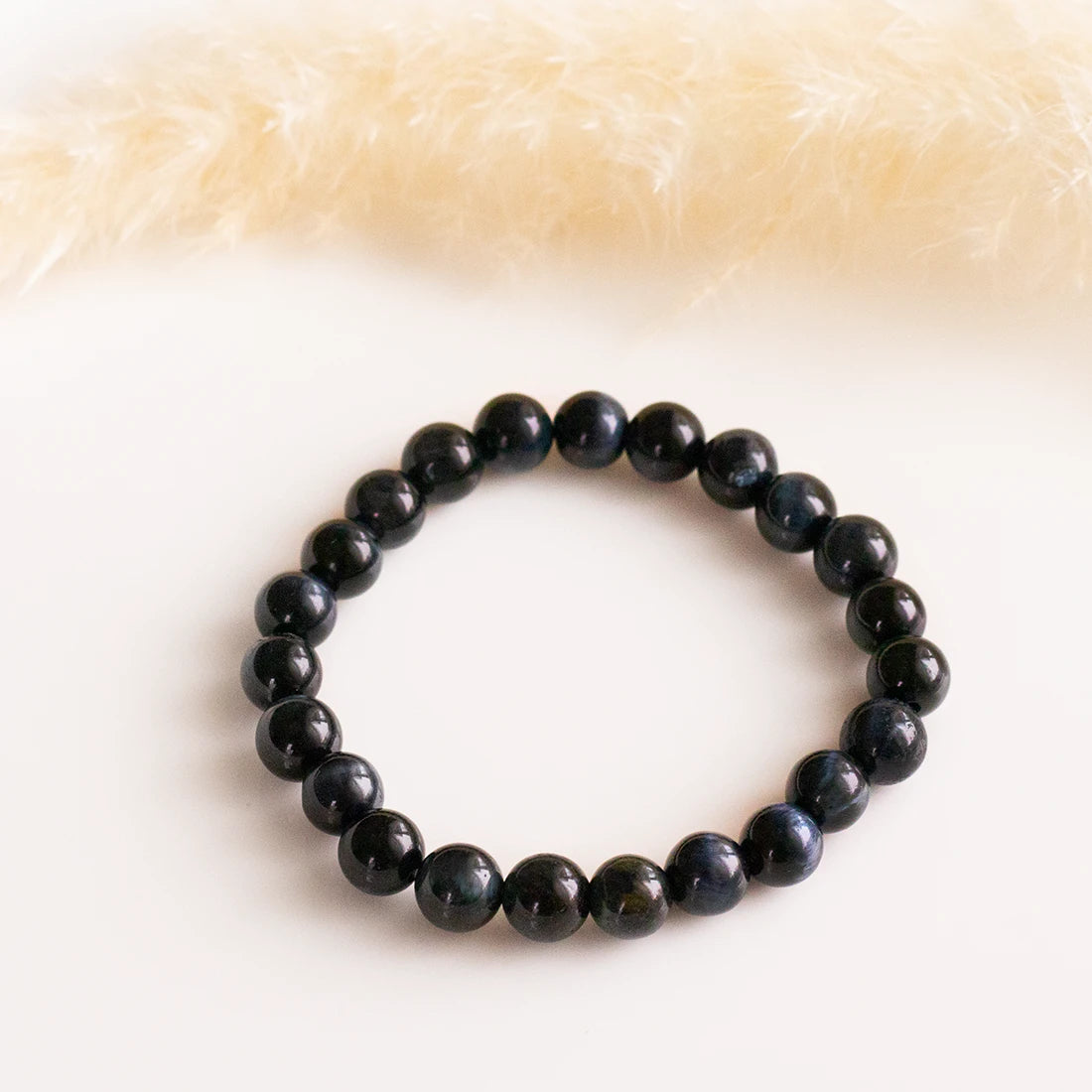 Blue Tiger Eye Bracelet 4mm